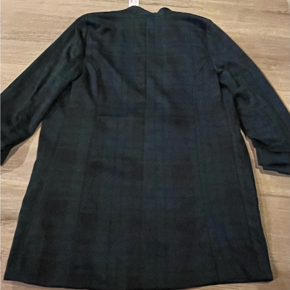 Maurices Ever Go women's blazer Green Navy open front 3/4 sleeve plaid size S - Picture 6 of 6